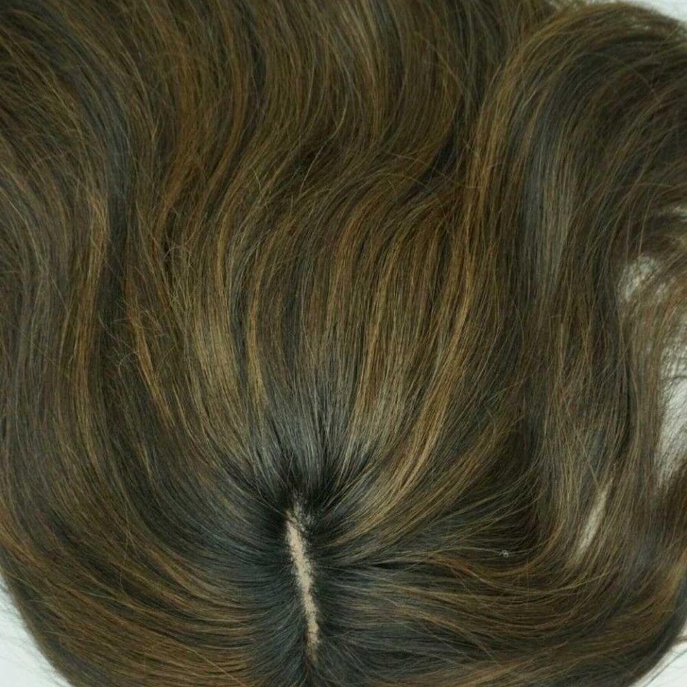 LAUREN ASHTYN EUROPEAN FULL VOLUME CUSTOM LUXURY LAYERED HUMAN HAIR TOPPER 20""